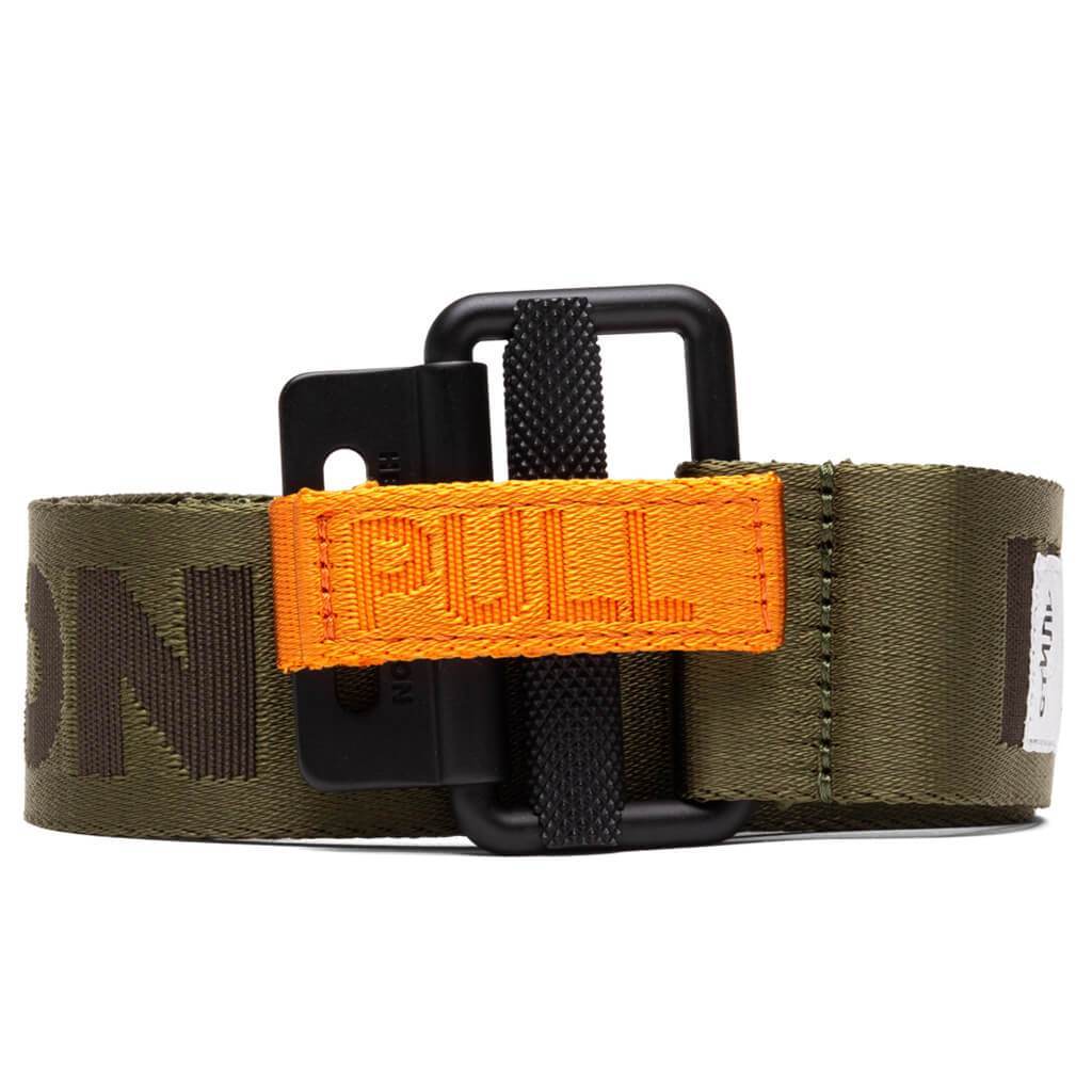 Tape Belt 4CM Classic Buckle - Dark Olive