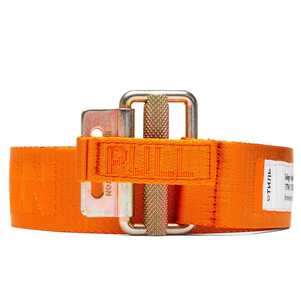 Tape Belt 4CM Classic Buckle - Orange/Gold