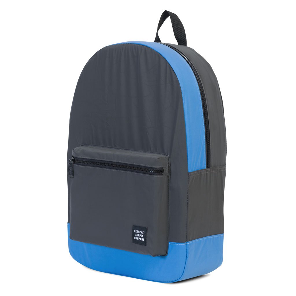 Packable Daypack - Black Reflective/Neon Blue Reflective