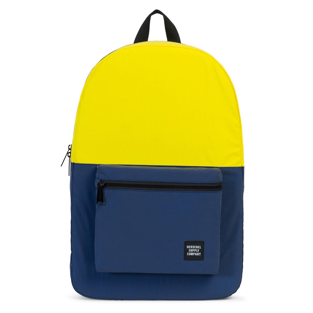 Packable Daypack 'Day/Night Collection' - Neon Yellow/Peacoat Reflective