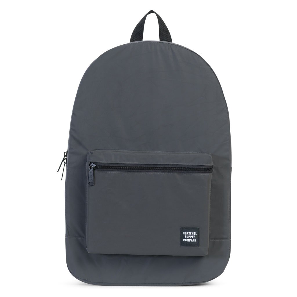 Packable Daypack Reflective - Black/Black