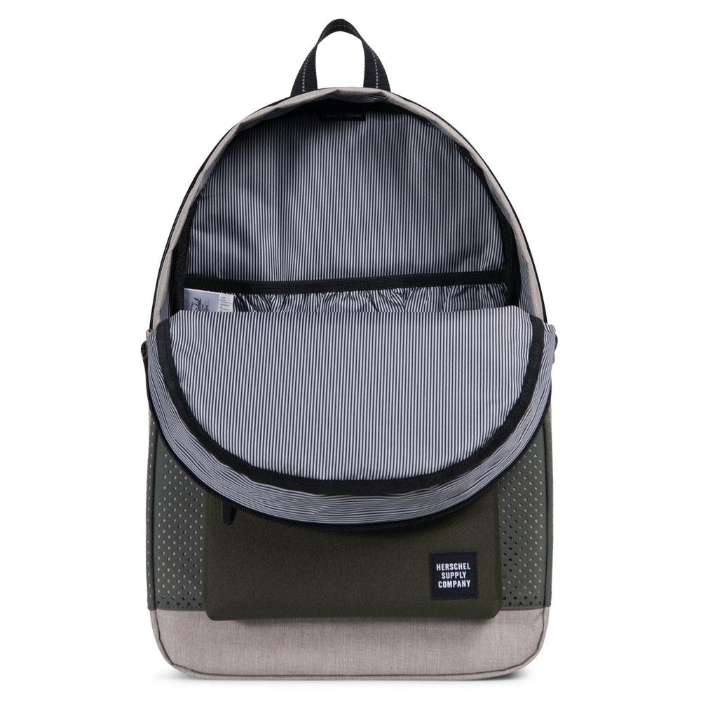 Settlement Backpack - Light Khaki Crosshatch/Forest Night/Black Rubber