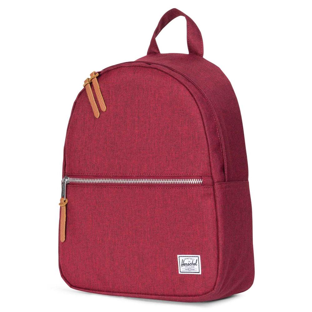 Town Backpack - Wine Crosshatch