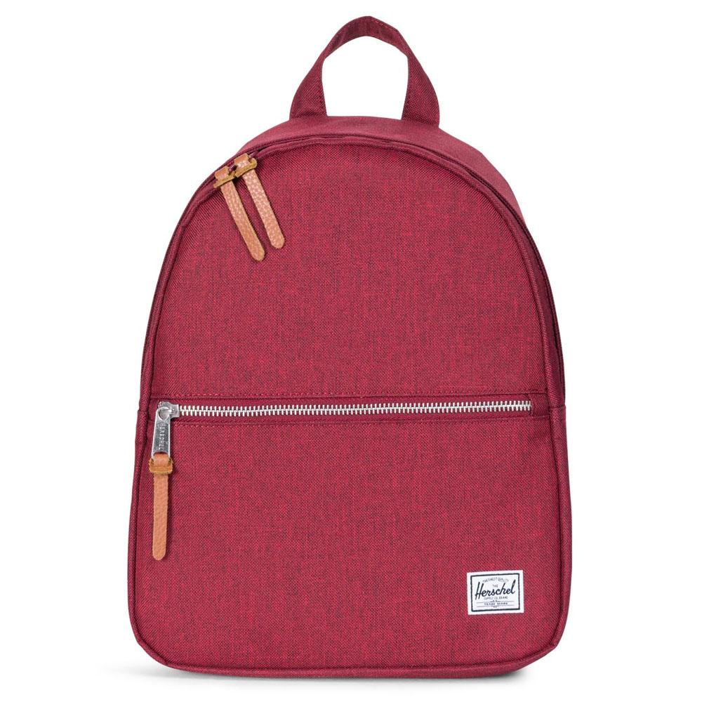 Town Backpack - Wine Crosshatch