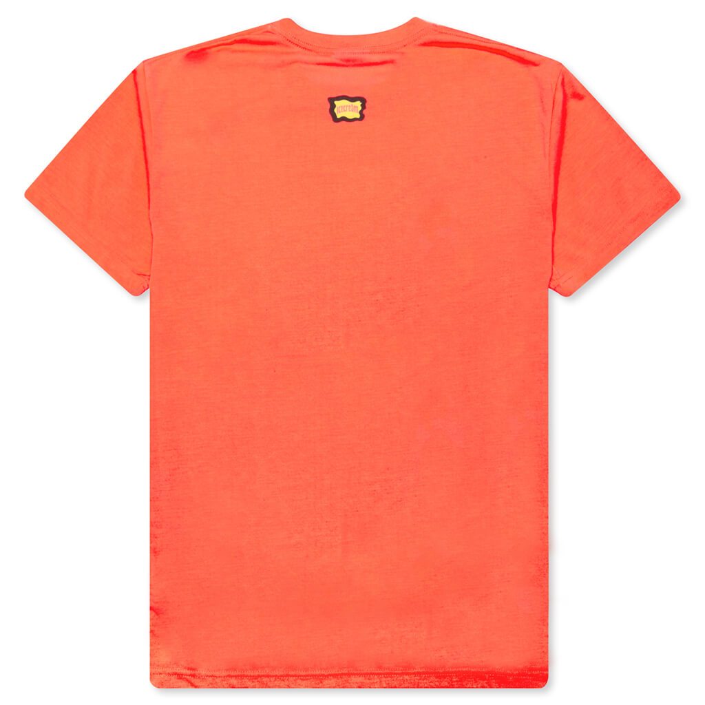 Frozen Credit S/S Tee - Neon Coral