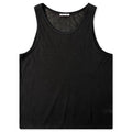 Cotton Mesh Tank - Black