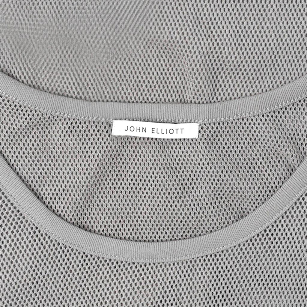 Cotton Mesh Tank - Plaster