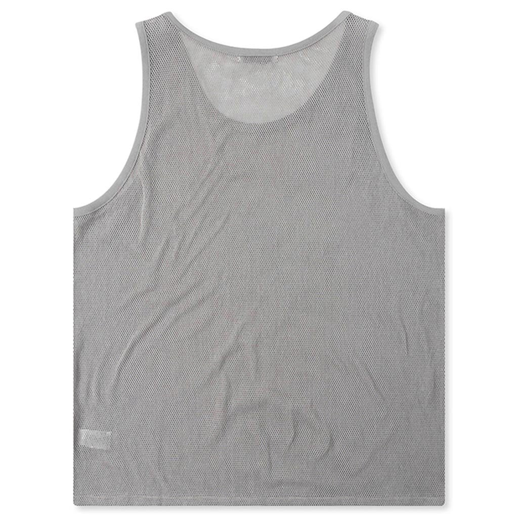 Cotton Mesh Tank - Plaster