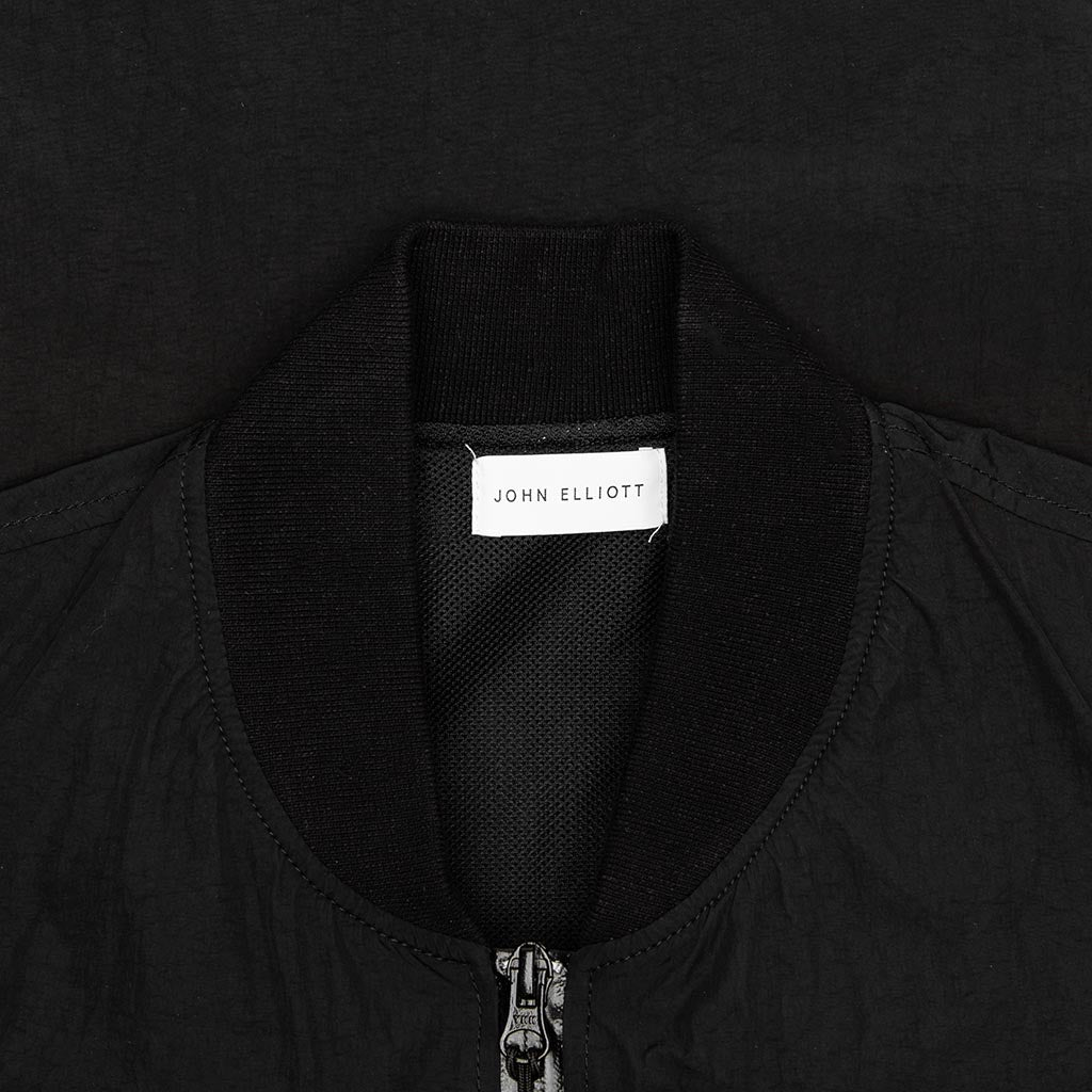 High Shrunk Nylon Utility Vest - Black