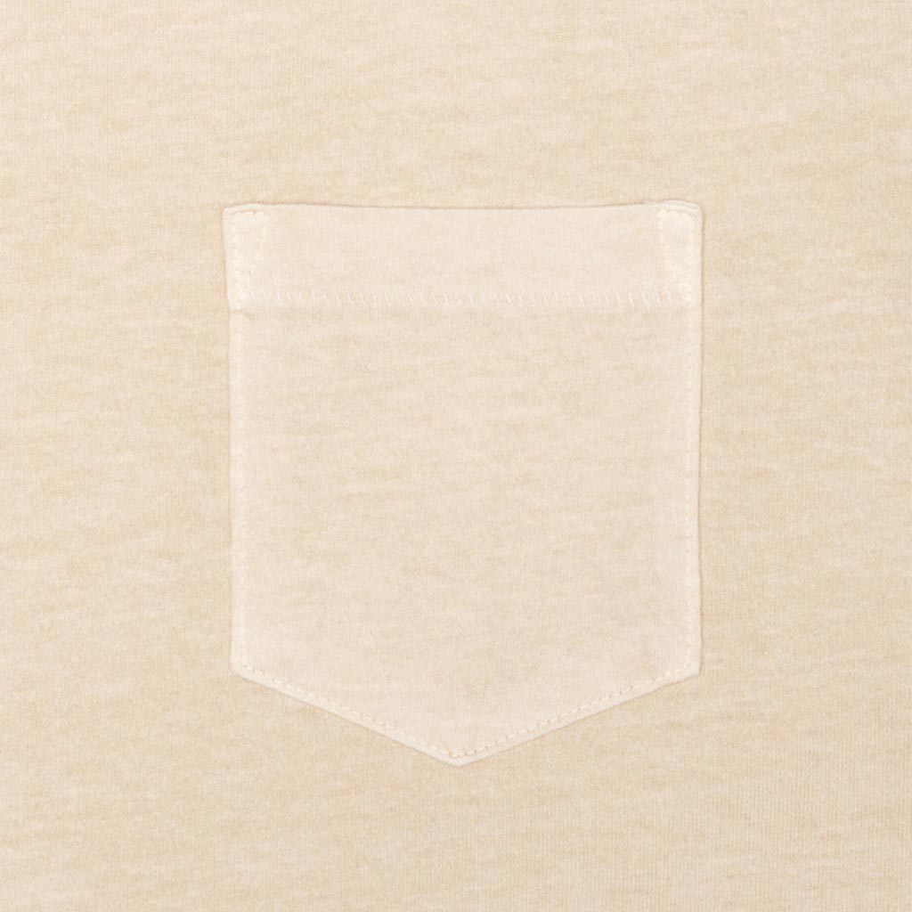 Loose Stitch Pocket Tee - Washed Tan