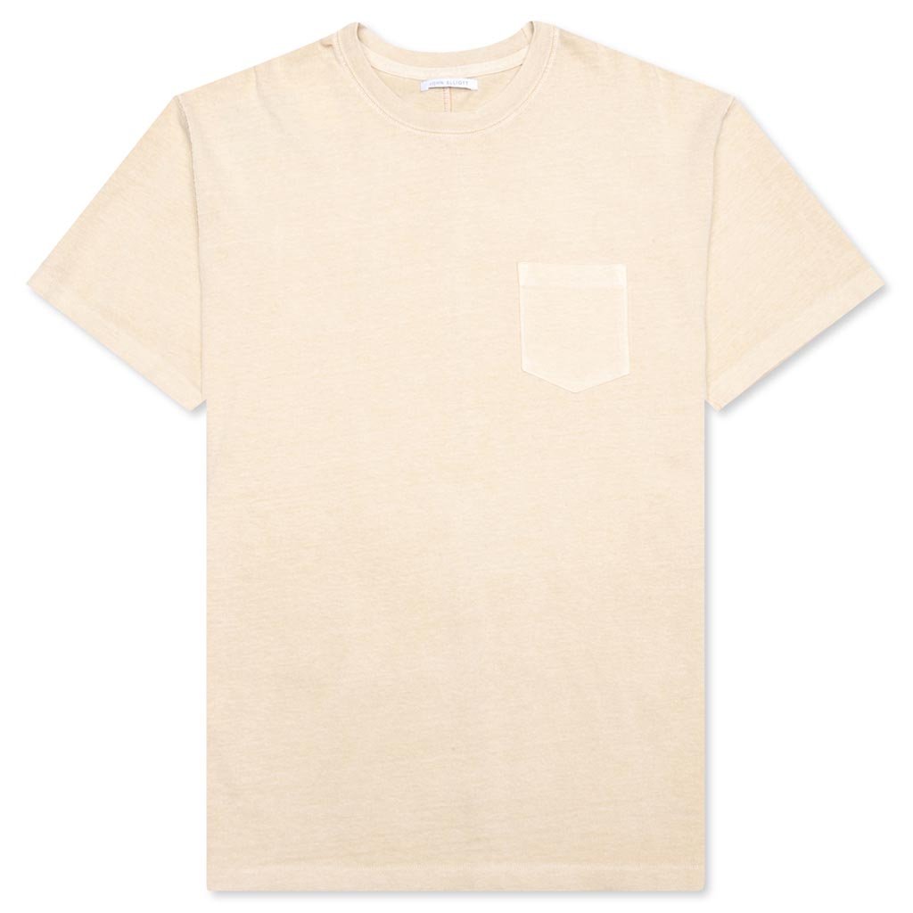 Loose Stitch Pocket Tee - Washed Tan