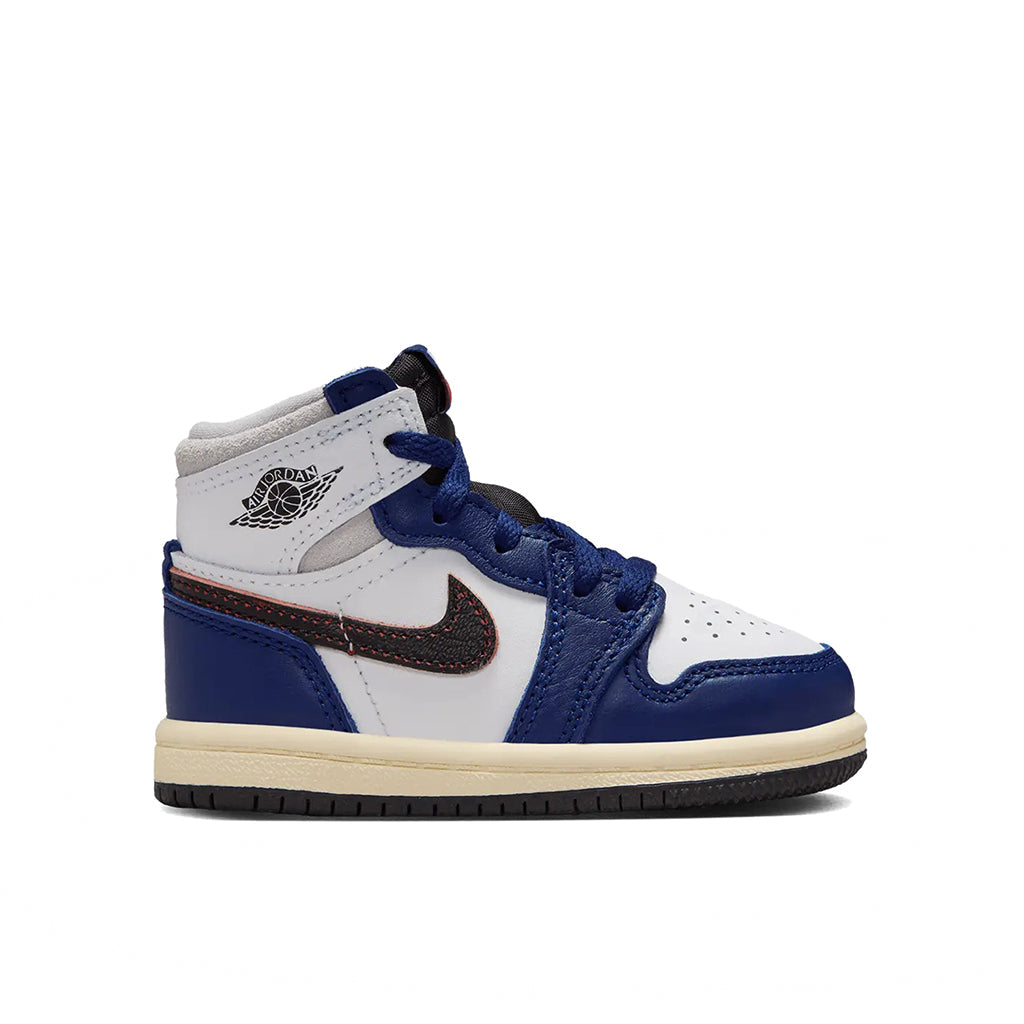 Air Jordan 1 Retro High OG 'Rare Air' (TD) - White/Black/Neutral Grey/Deep Royal Blue