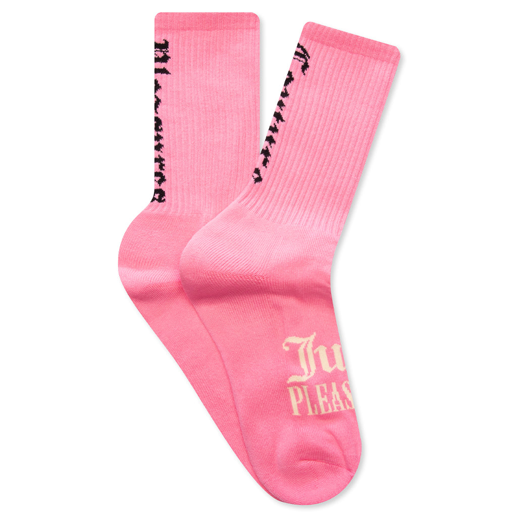 Old English Socks - Pink