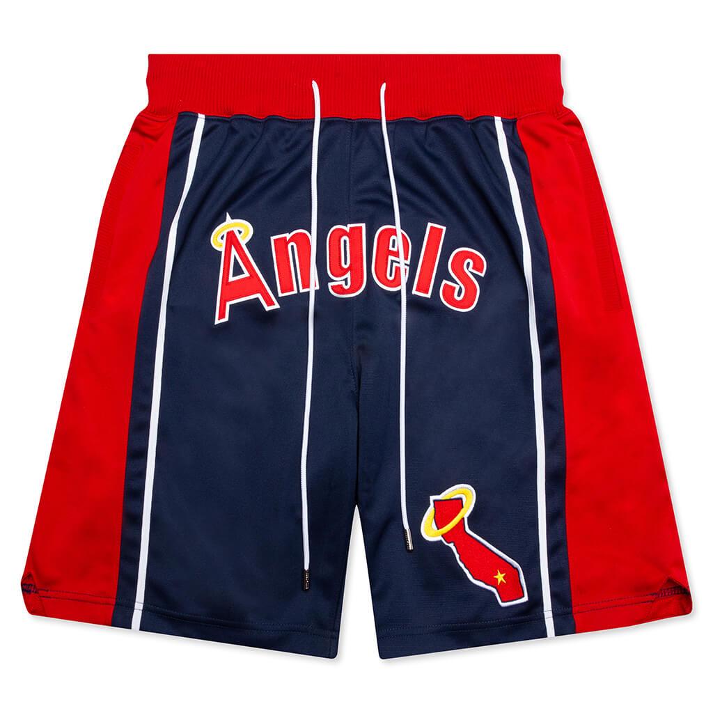 MLB All Star Shorts Los Angeles Angels - Navy/Red