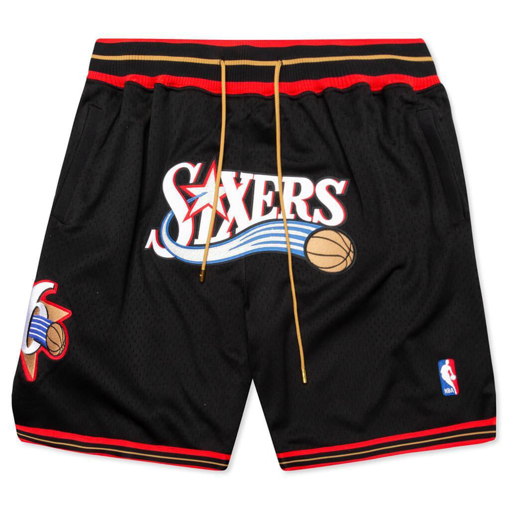 Philadelphia 76ers 2000-01 Shorts - Black