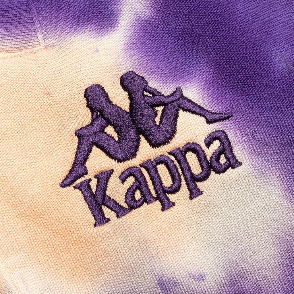 Kids Authentic Cyntu Tie Dye Shorts - Cream/Brandy/Violet