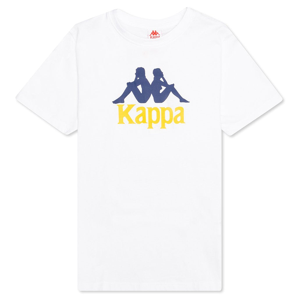 Kids Authentic Estessi T-Shirt - White/Blue/Yellow