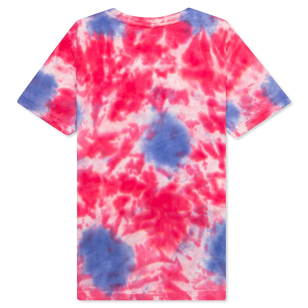 Kids Authentic Gast Tie Dye T-Shirt - Grey/Blue/Red