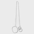 SM2UA0002 Key Ring - Silver Burattato