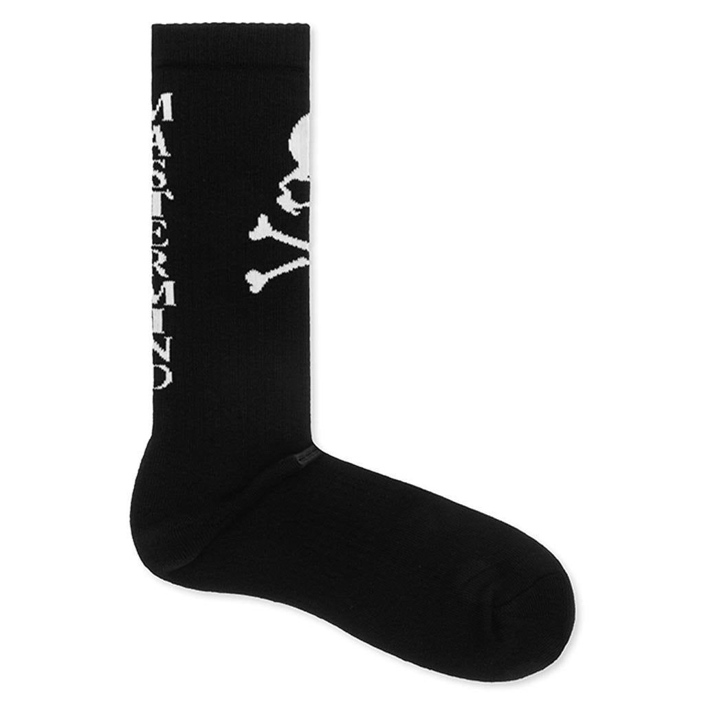 Front Skull Socks - Black