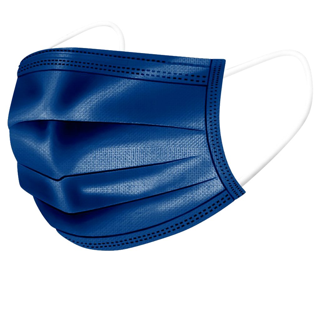 AFFTIER0 Protective Masks Child 5 Pack - Neon Blue