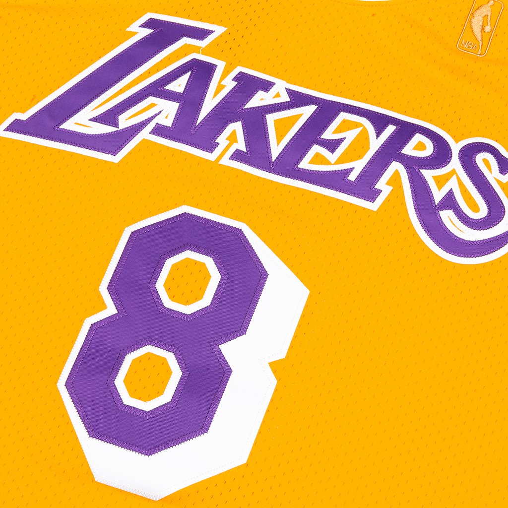 NBA Authentic Jersey Los Angeles Lakers Home 1996-97 Kobe Bryant - Yellow