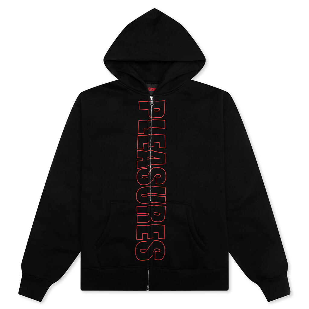 Impact Zip Hoodie - Black