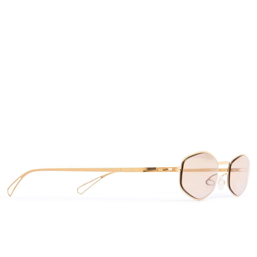 Silver - Glossy Gold/Soft Brown Solid