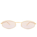 Silver - Glossy Gold/Soft Brown Solid