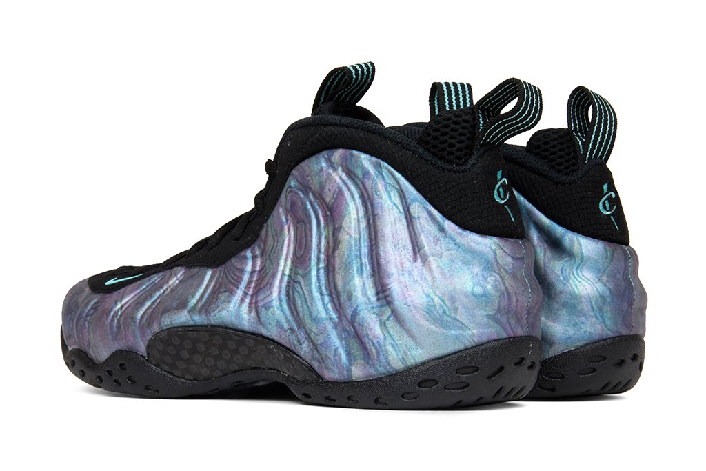 Nike Air Foamposite One 'Abalone' - Black/Aurora Green
