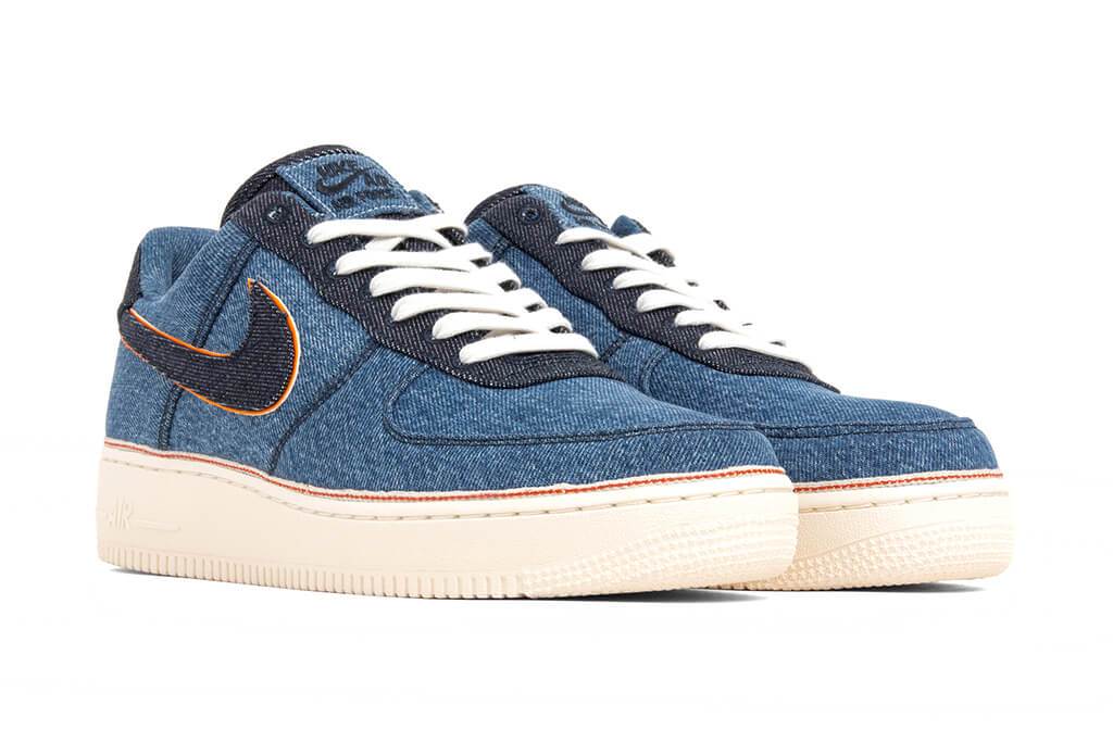 Nike Air Force 1 '07 Premium - Stonewash Blue/Dark Obsidian