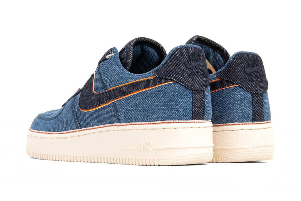 Nike Air Force 1 '07 Premium - Stonewash Blue/Dark Obsidian