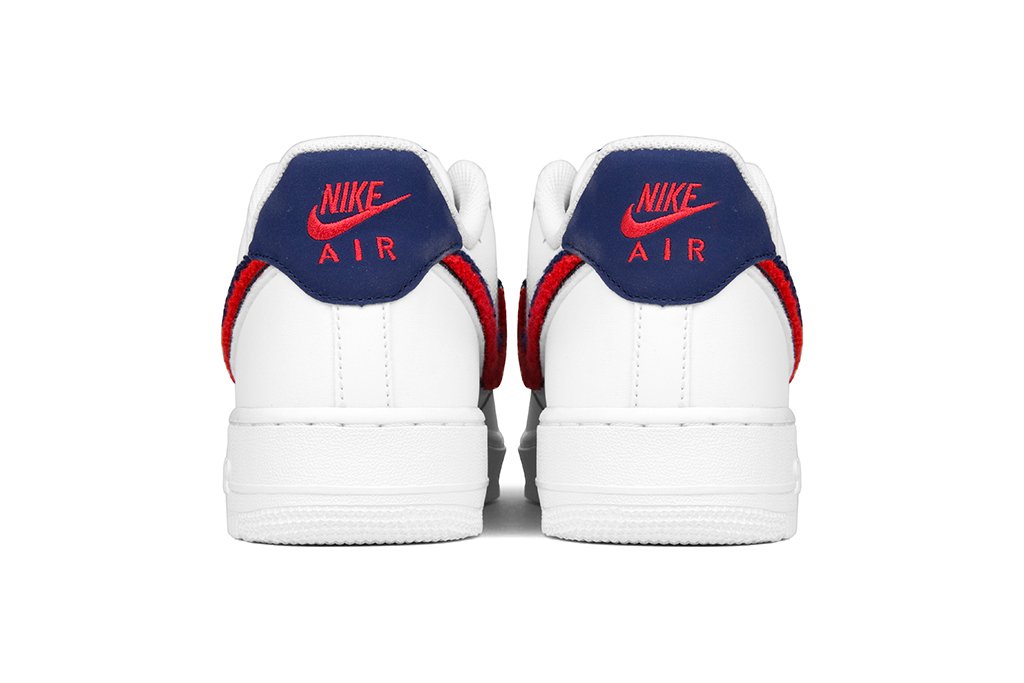 Nike Air Force 1 '07 - White/University Red/Blue Void