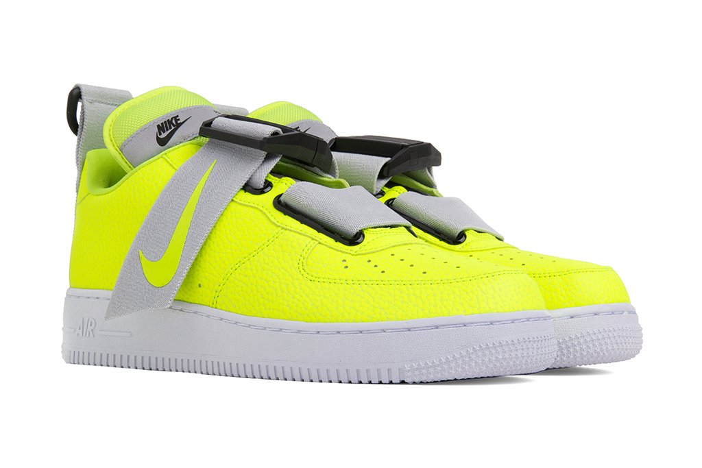 Nike Air Force 1 Utility - Volt/White