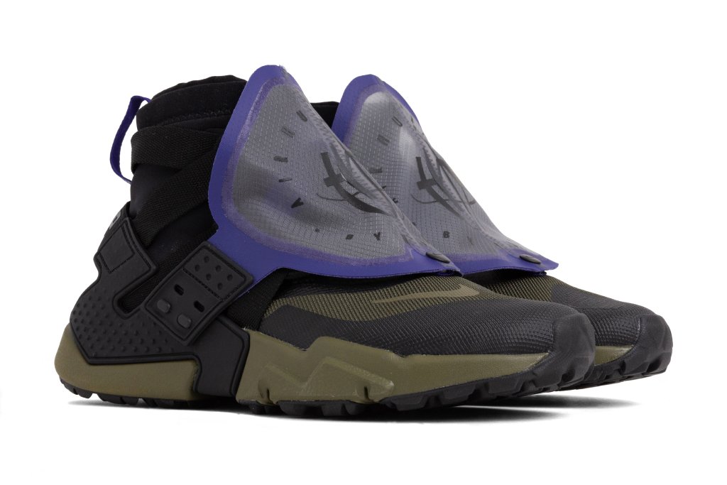 Nike Air Huarache Gripp QS - Black/Olive Canvas-Indigo Burst