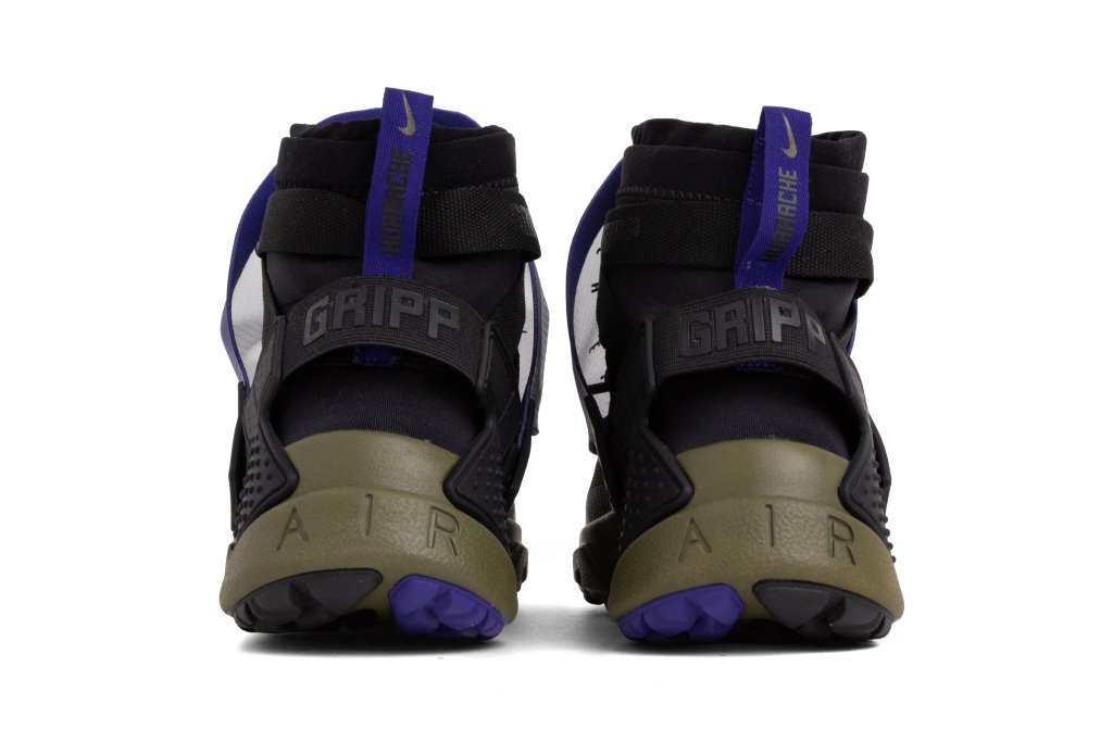 Nike Air Huarache Gripp QS - Black/Olive Canvas-Indigo Burst