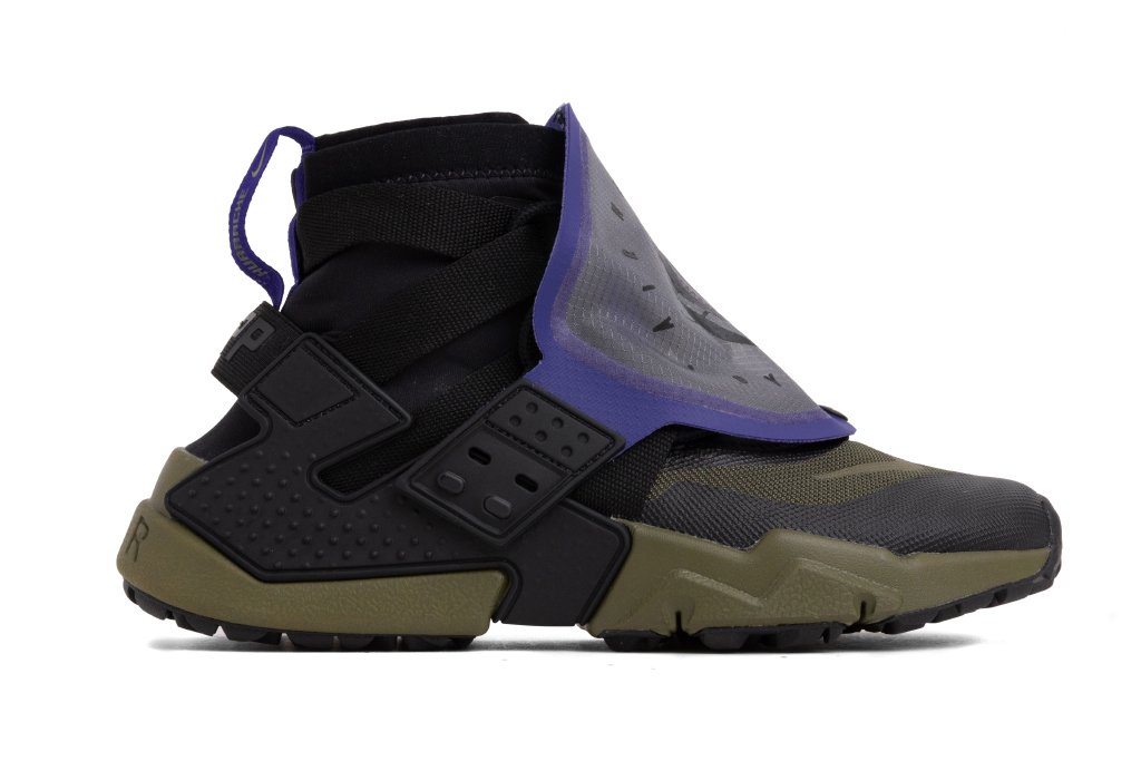 Nike Air Huarache Gripp QS - Black/Olive Canvas-Indigo Burst