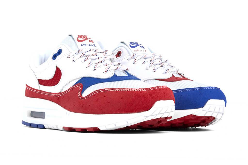 Air Max 1 Premium "Puerto Rico" - White/Gym Red-Racer Blue