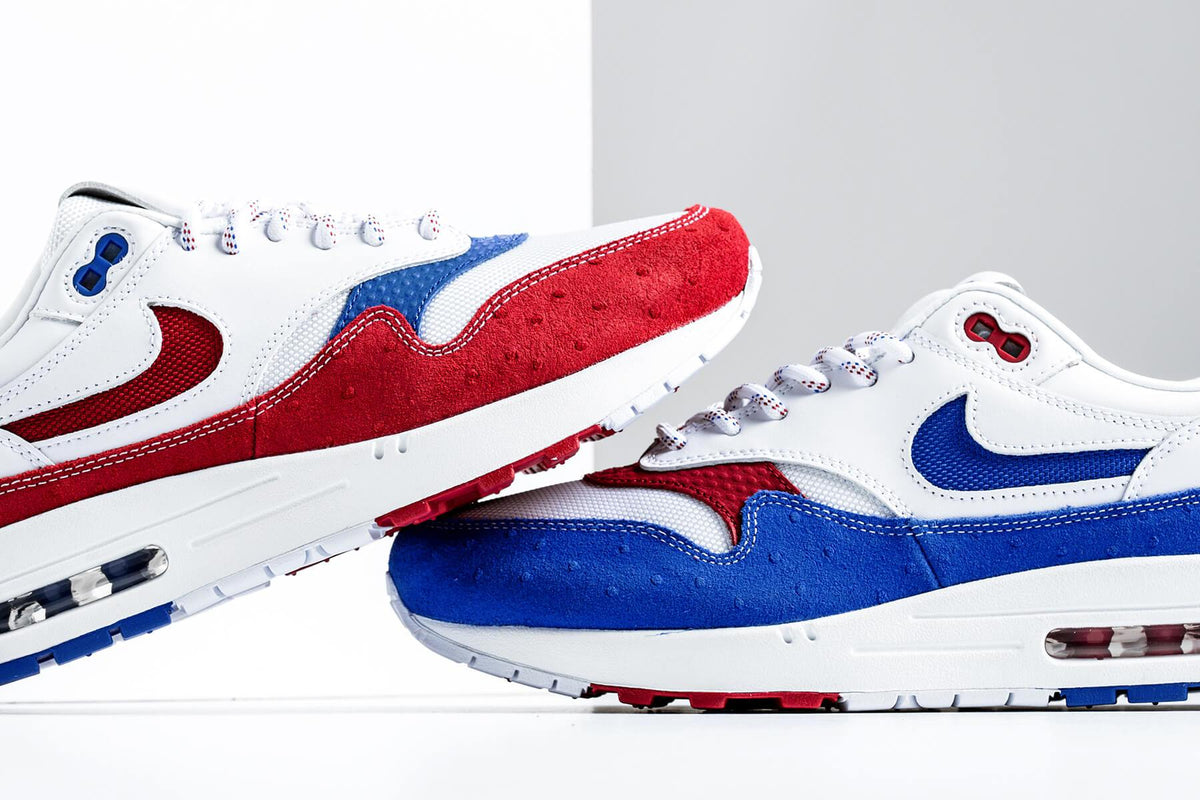Air Max 1 Premium "Puerto Rico" - White/Gym Red-Racer Blue