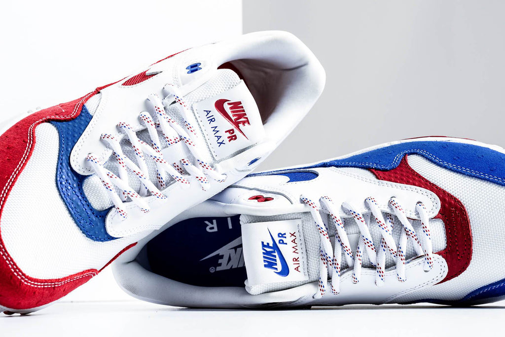 Air Max 1 Premium "Puerto Rico" - White/Gym Red-Racer Blue