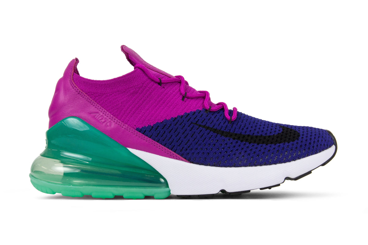 Air Max 270 Flyknit - Deep Royal Blue/Black/Fuchsia Flash
