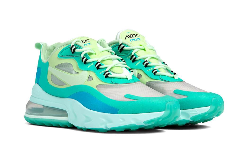Air Max 270 React - Hyper Jade/Frosted Spruce/Barely Volt