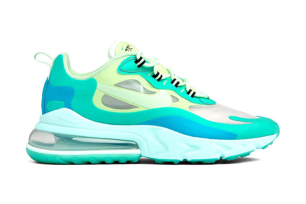Air Max 270 React - Hyper Jade/Frosted Spruce/Barely Volt