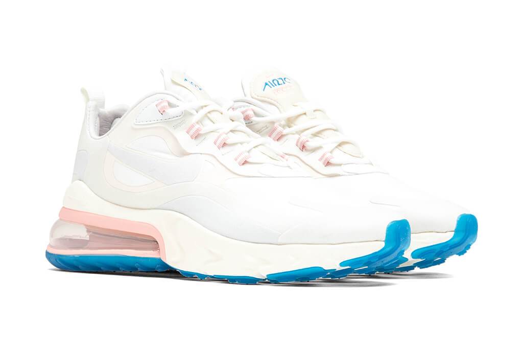 Air Max 270 React - Summit White/Ghost Aqua/Phantom