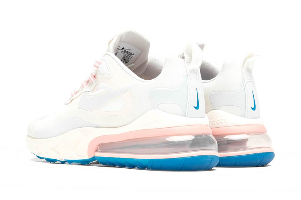 Air Max 270 React - Summit White/Ghost Aqua/Phantom