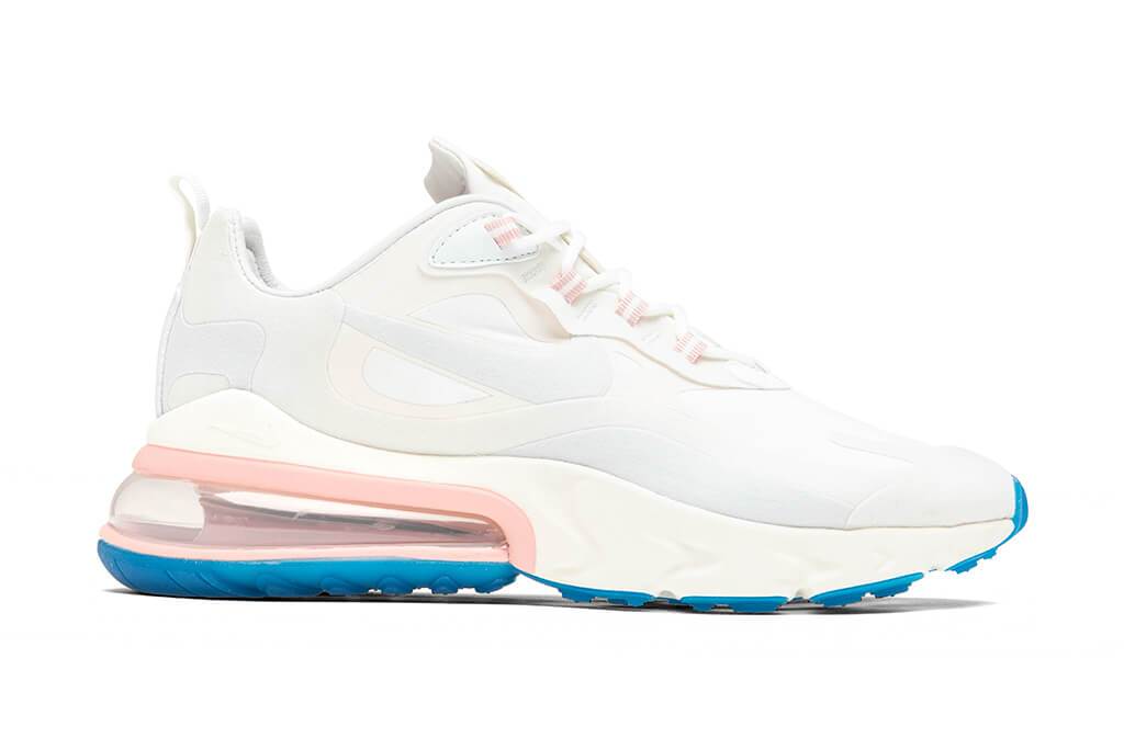Air Max 270 React - Summit White/Ghost Aqua/Phantom