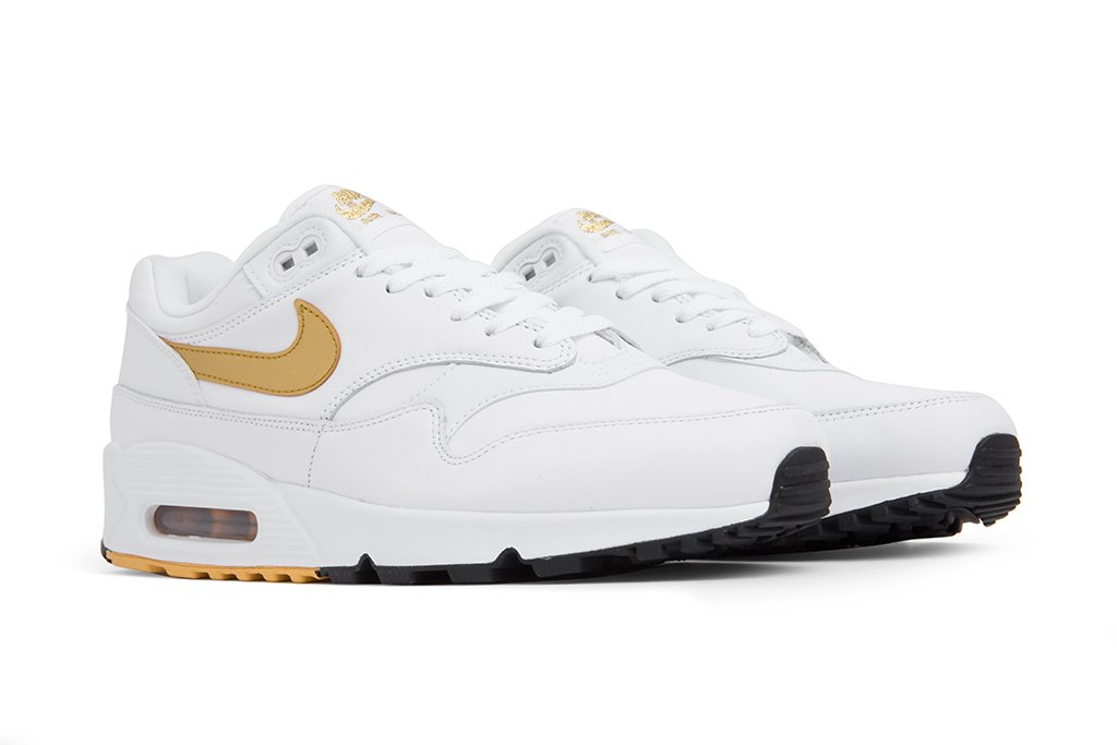 Air Max 90/1 - White/Metallic Gold-Black