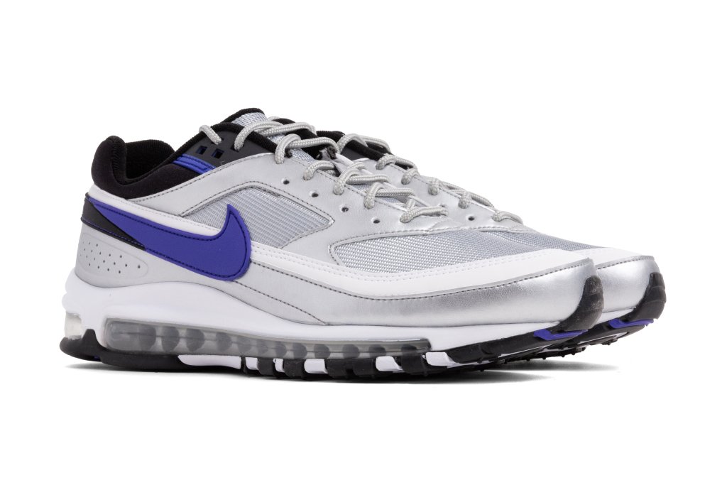 Air Max 97/BW - Metallic Silver/Persian Violet/Black
