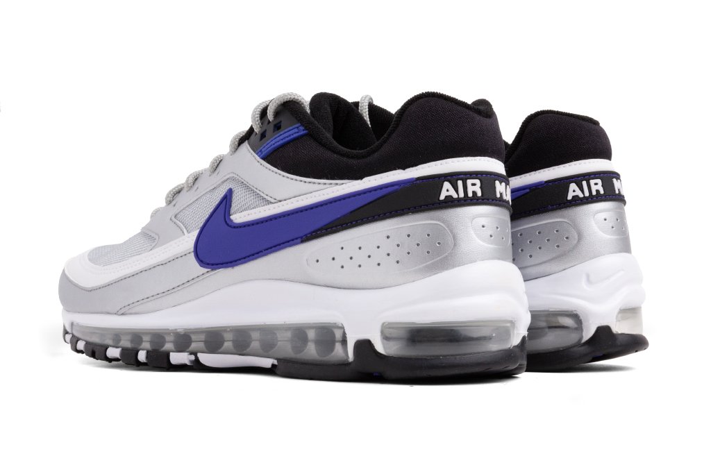 Air Max 97/BW - Metallic Silver/Persian Violet/Black
