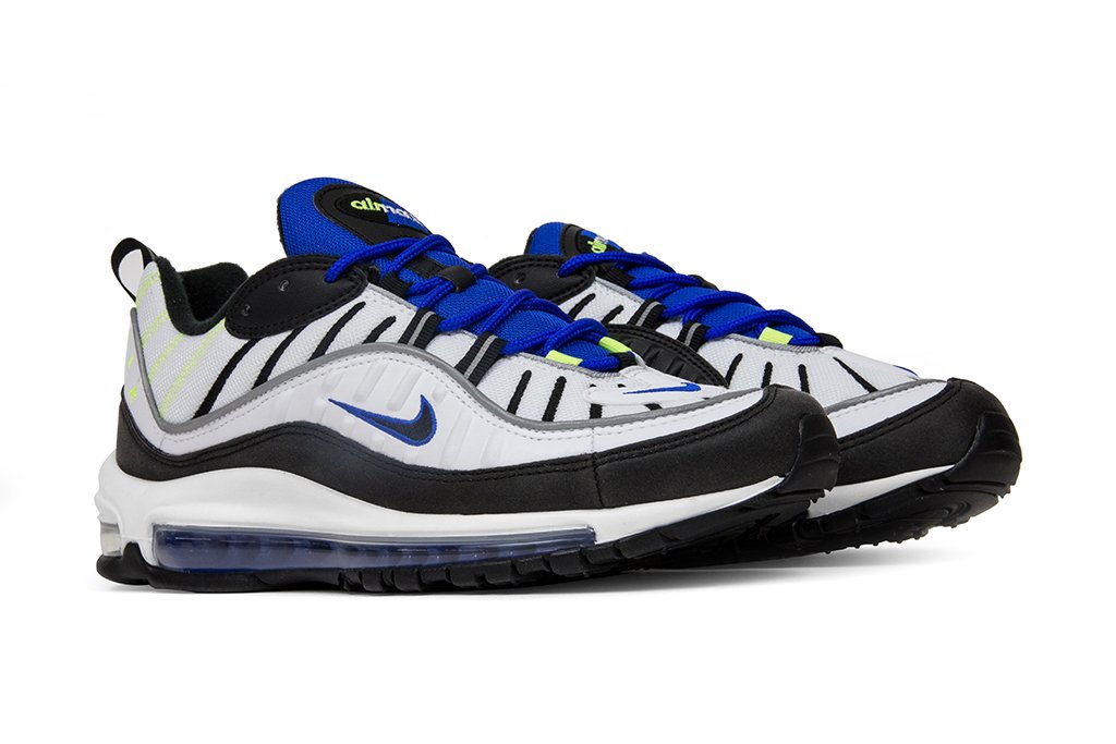 Air Max 98 - White/Black/Racer Blue-Volt